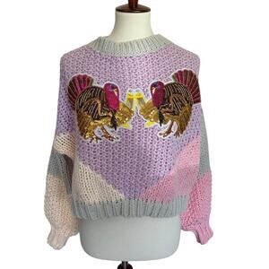 Judith March Turkey Cheers Sweater